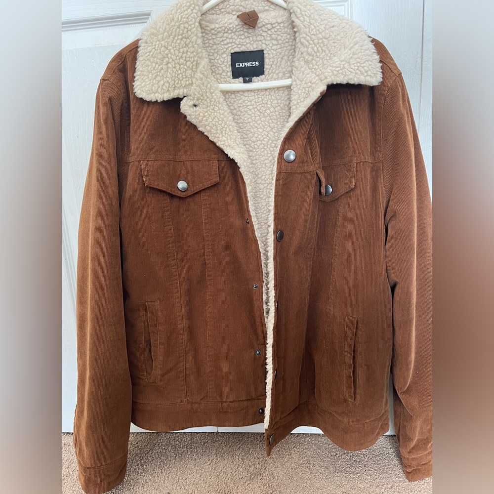 Fleece Lined Corduroy Jacket